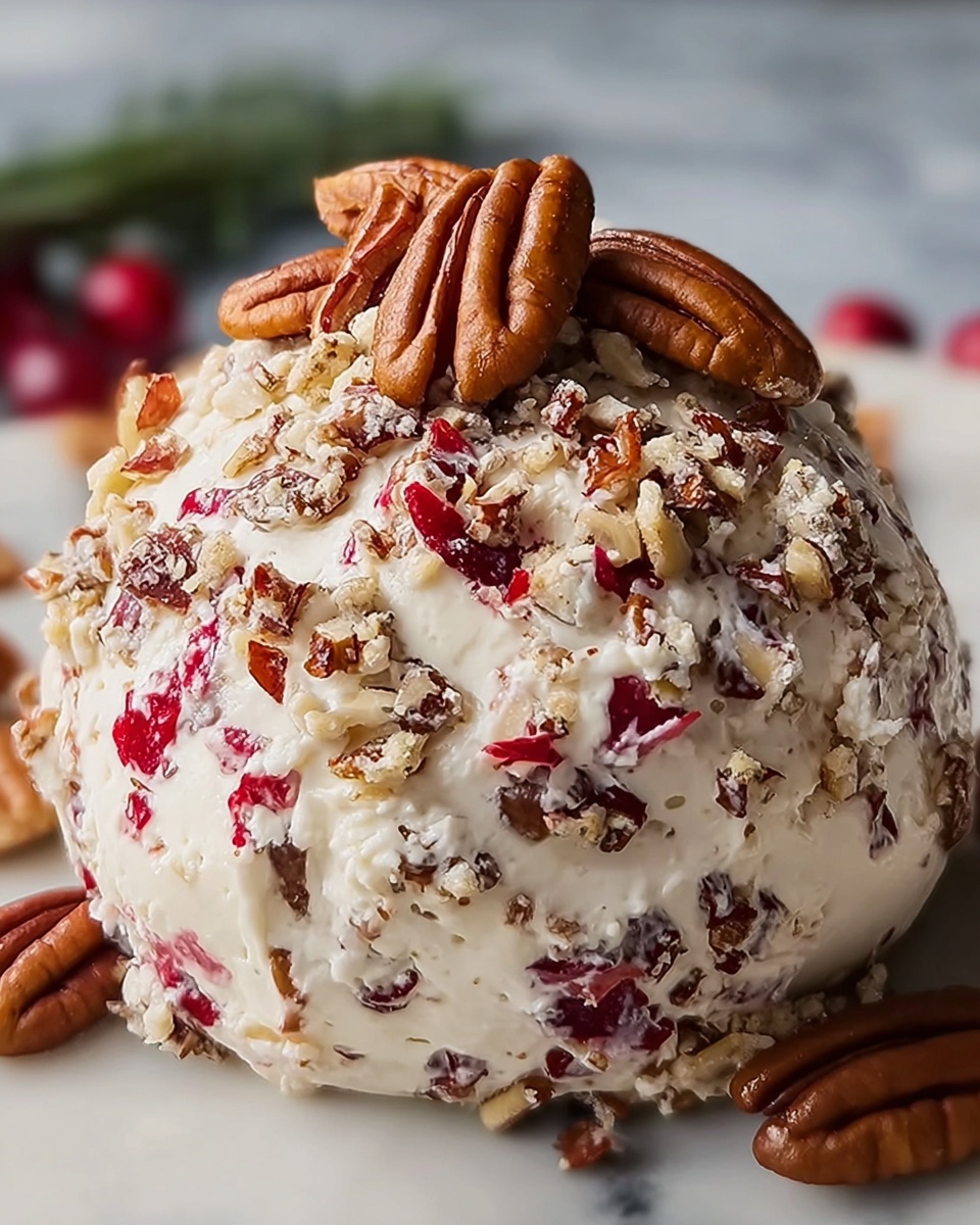 Cranberry Pecan Cream Cheese Ball Recipe - Recipe Image