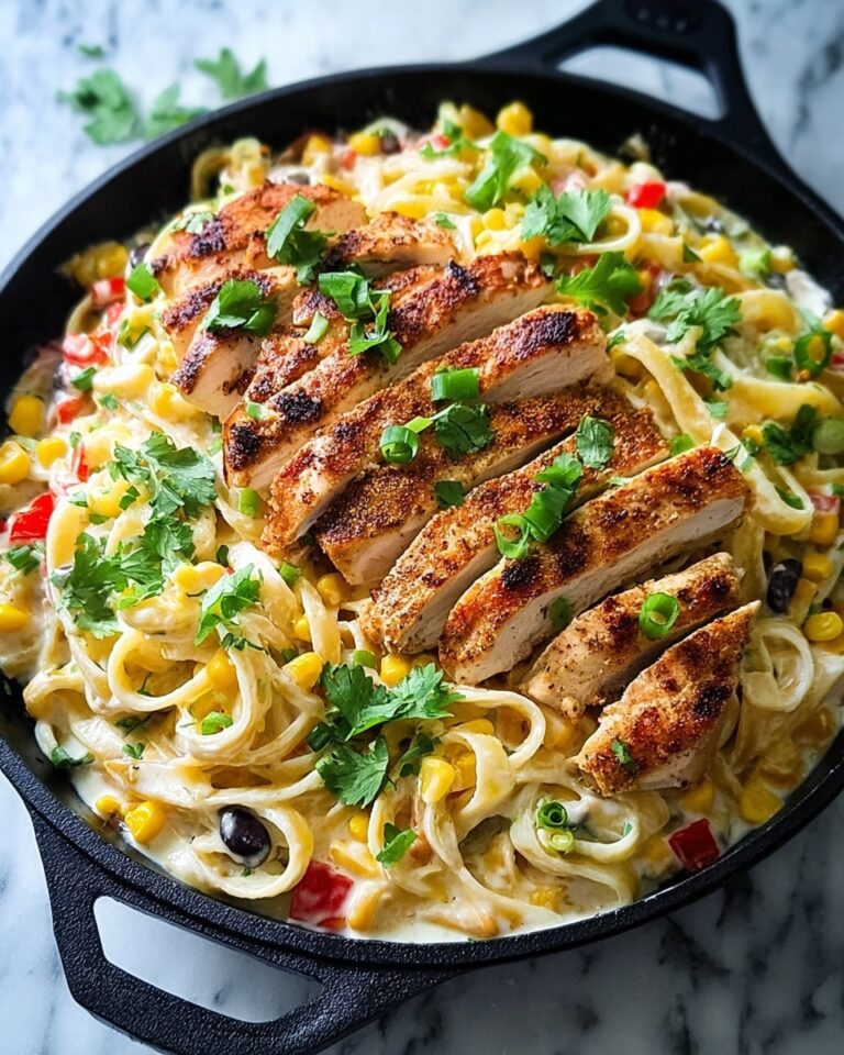 Creamy Southwest Chicken Alfredo Recipe