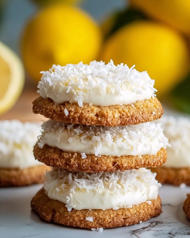 Lemon Coconut Cheesecake Cookies Recipe