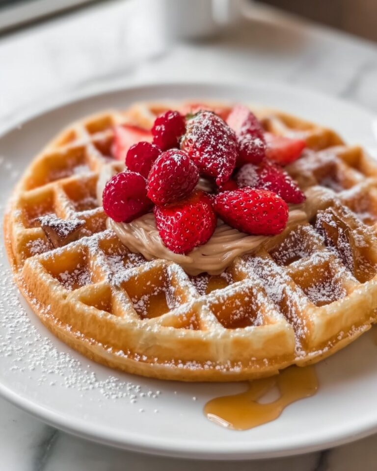 Cinnamon Sugar Belgian Waffles Recipe