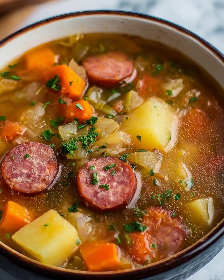 Savory Kielbasa and Sauerkraut Soup Recipe