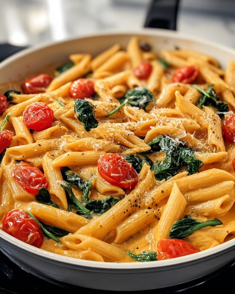 Delicious Spinach Tomato Pasta Recipe
