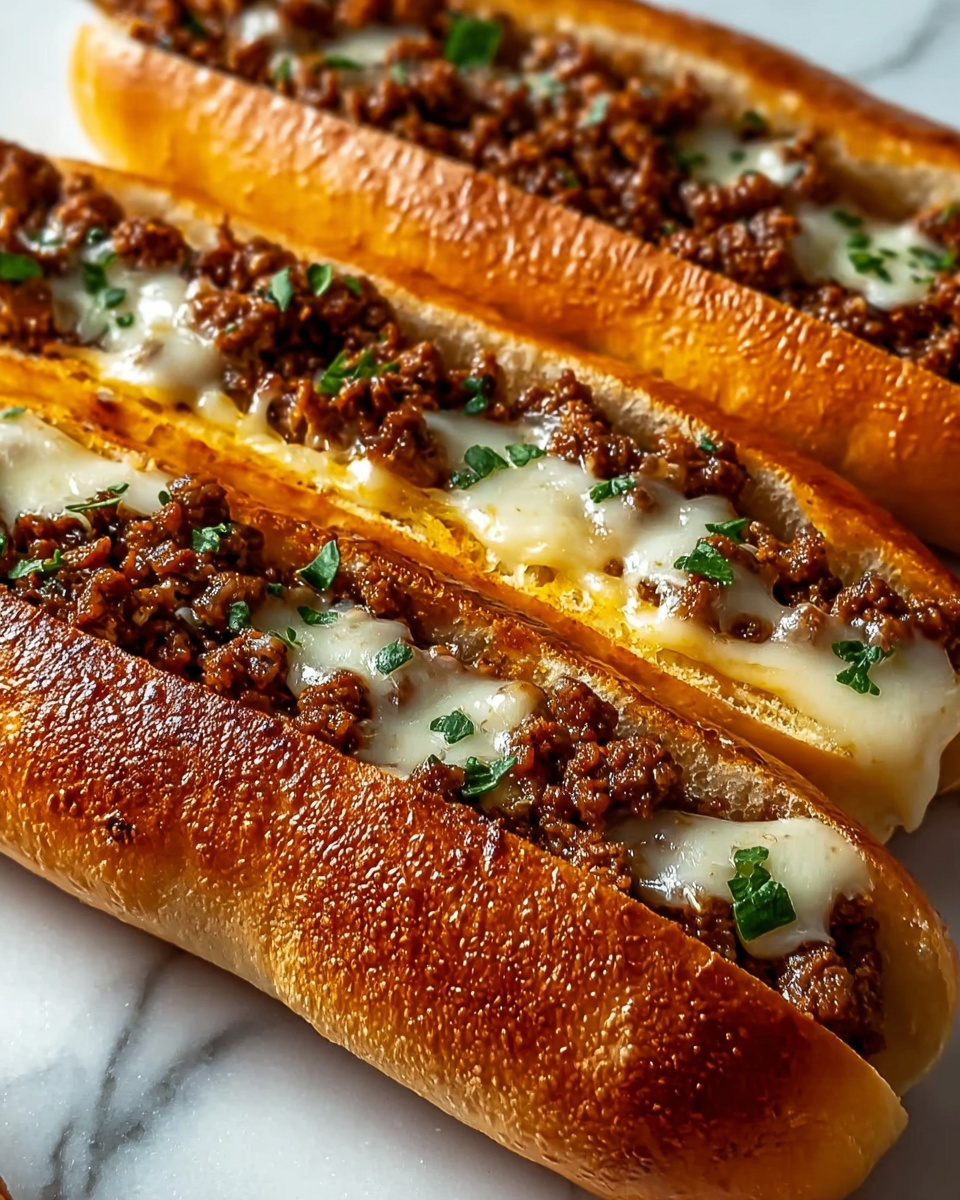 Philly Cheesesteak Stuffed Cheesy Breadsticks Recipe - Recipe Image