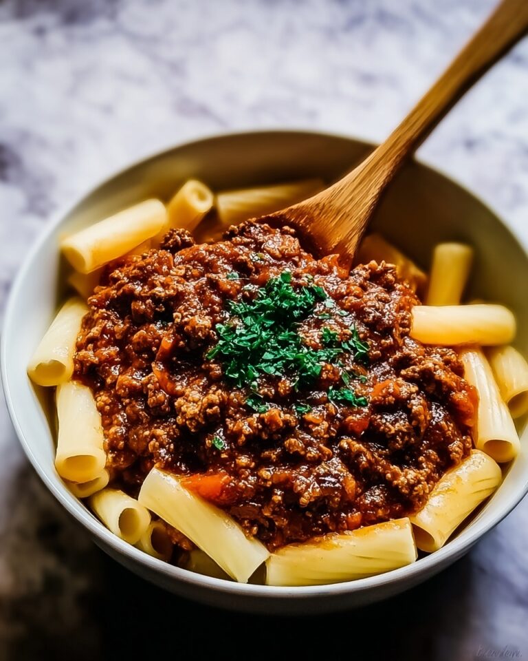 Homemade Classic Bolognese Sauce Recipe