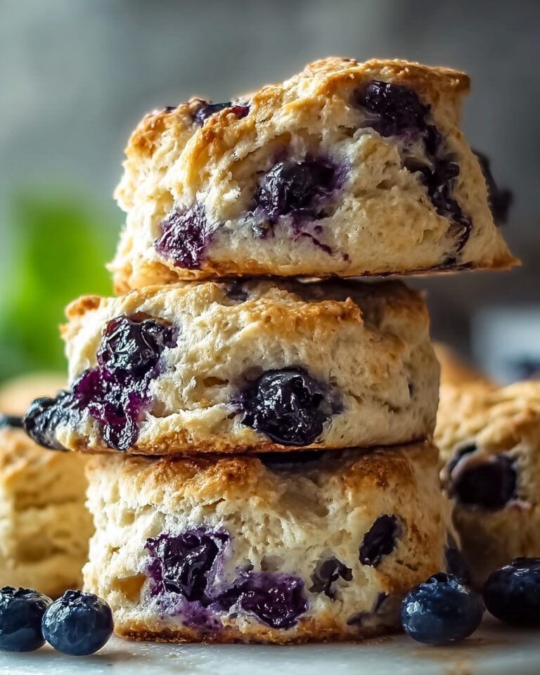 Sweet Blueberry Biscuits with Icing Recipe