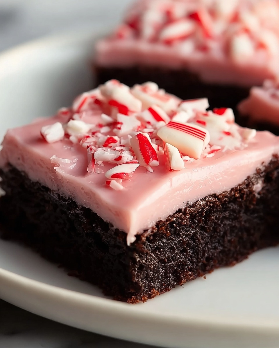 Candy Cane Brownies Recipe - Recipe Image