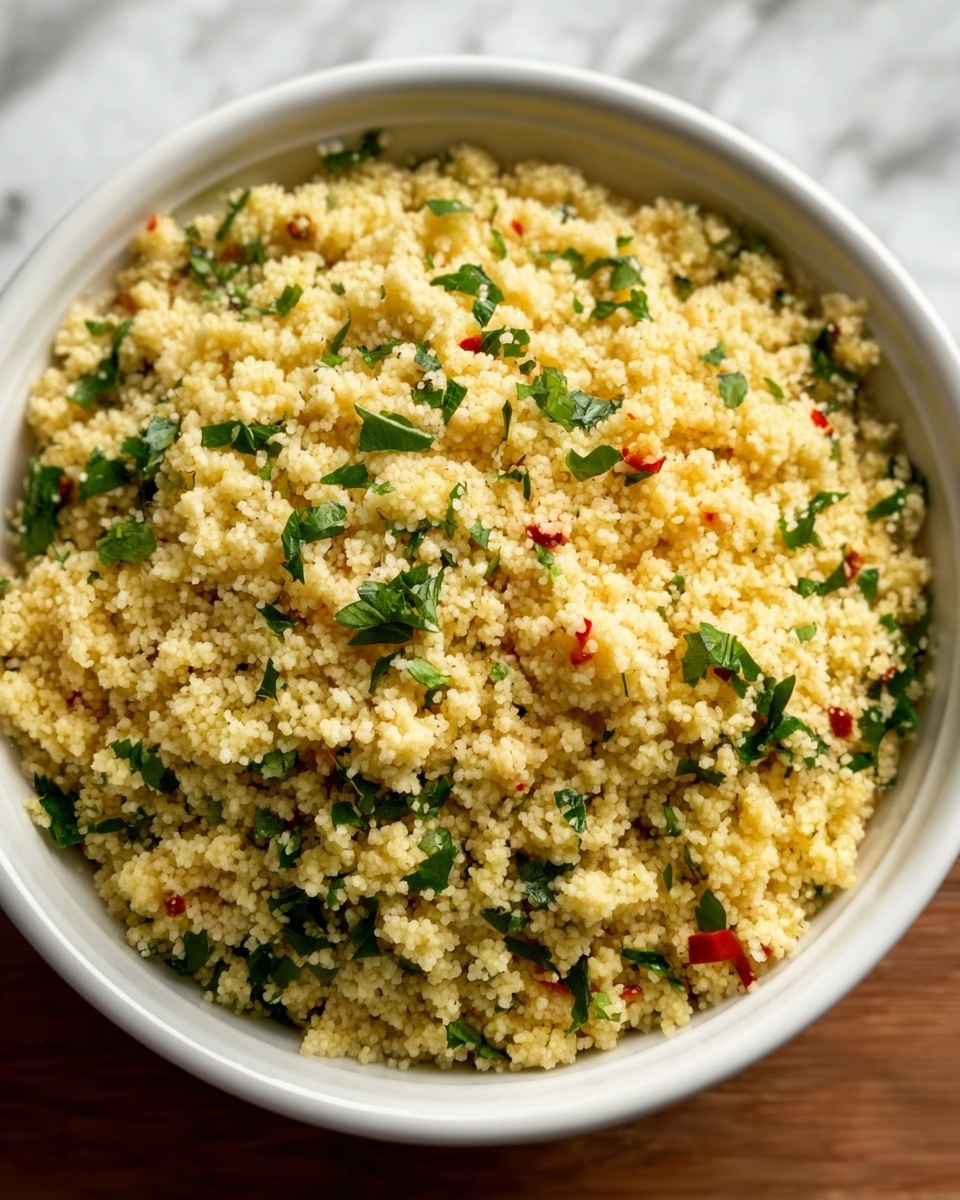 Herbed Couscous with Fresh Parsley and Lemon Recipe - Recipe Image