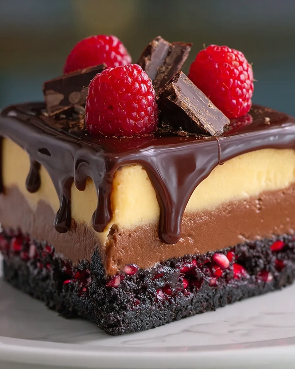 Lush Silken Chocolate Raspberry Truffle Torte Recipe - Recipe Image