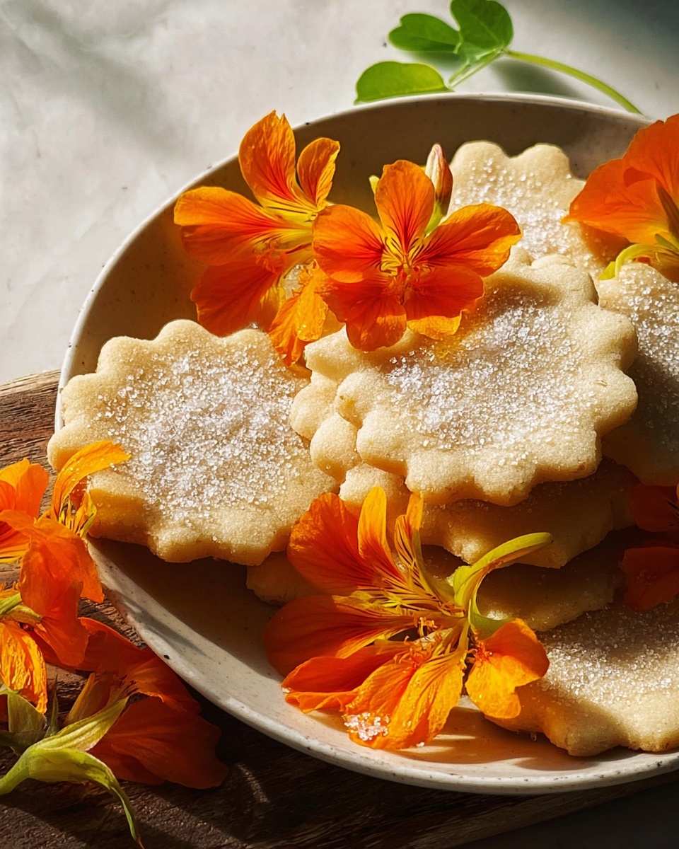Nasturtium Petal Cookies Recipe - Recipe Image
