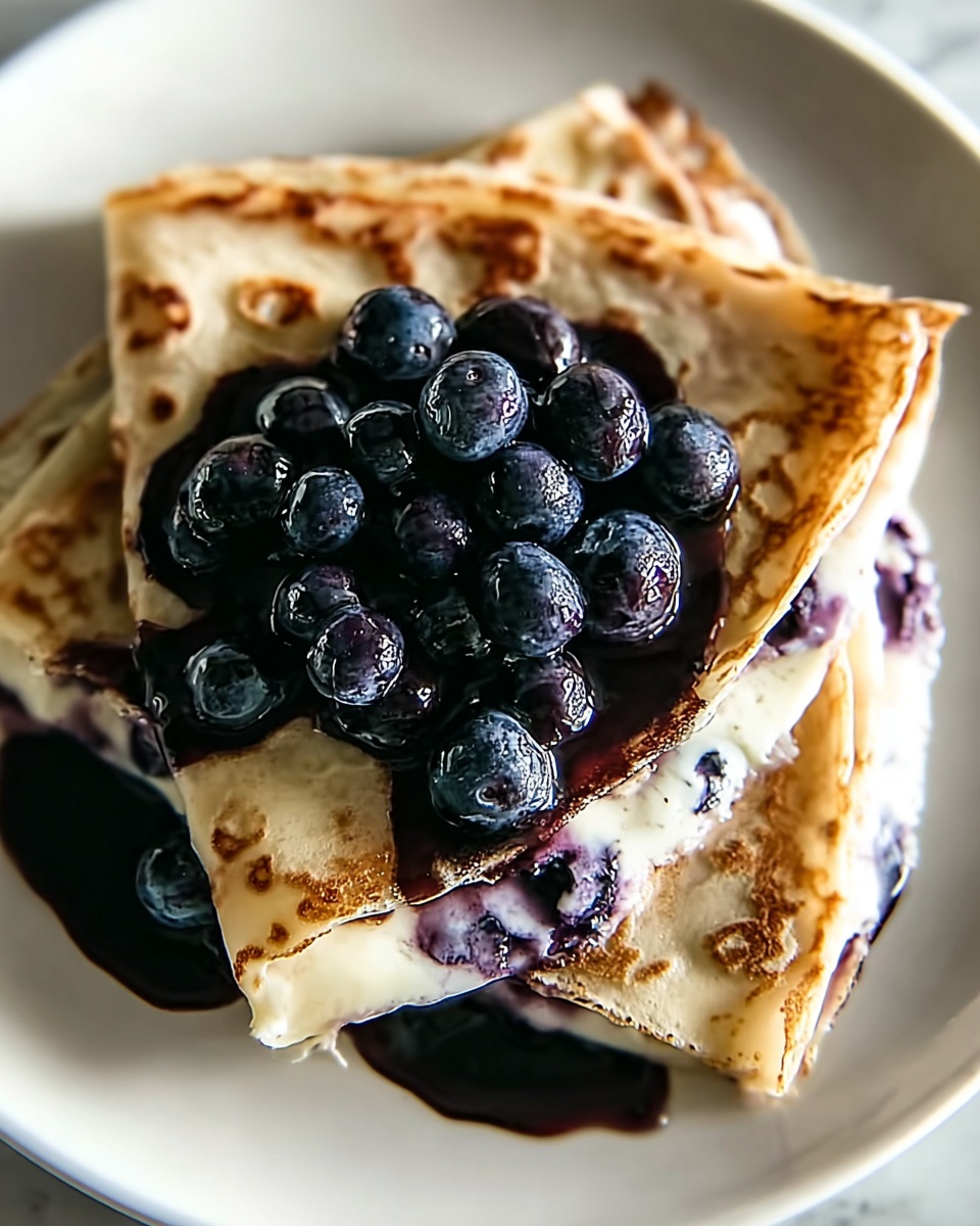 Blueberry Breakfast Quesadilla Recipe - Recipe Image