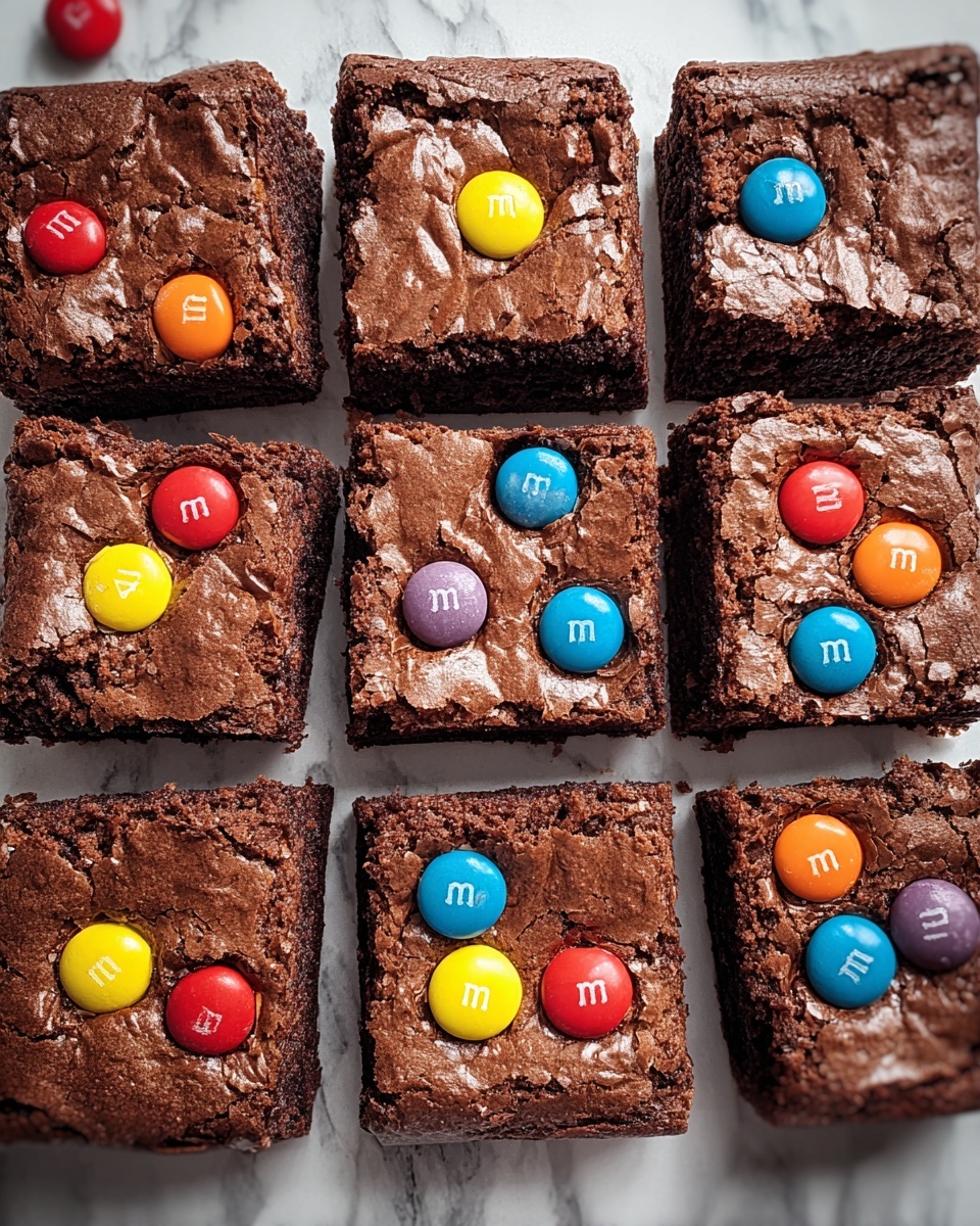 M&M’s Brownies Recipe - Recipe Image