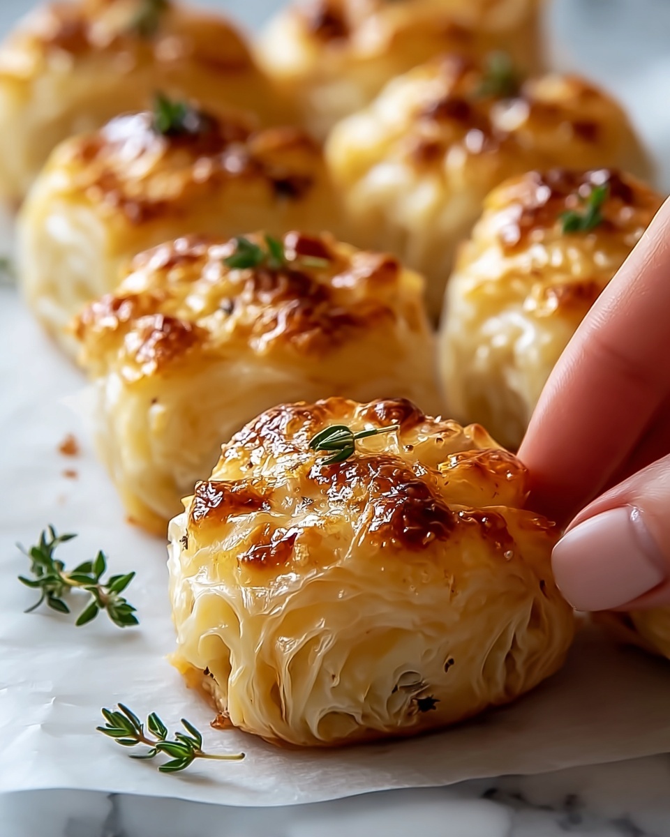 Cheesy Garlic Butter Rollups Recipe - Recipe Image