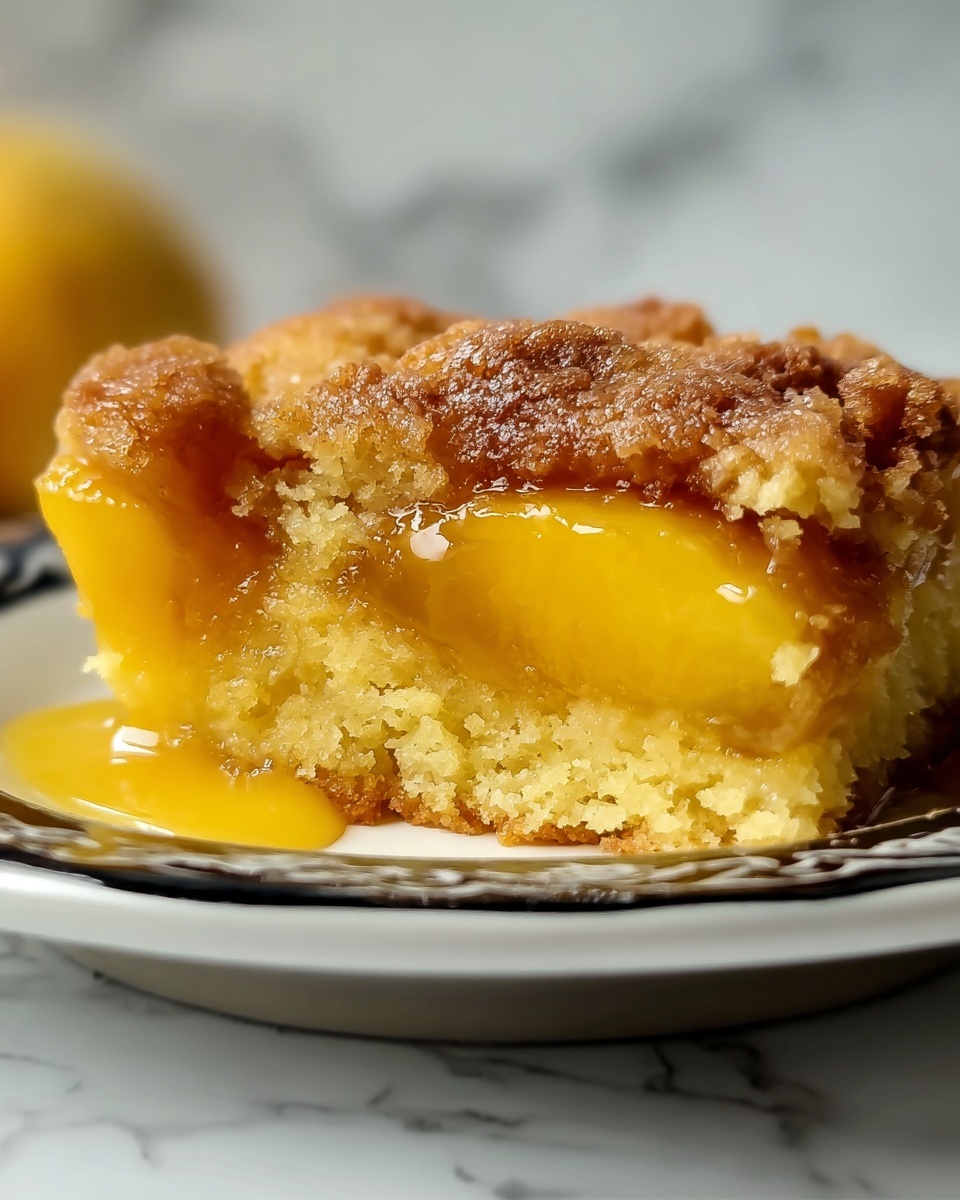 Peach Cobbler Pound Cake Recipe - Recipe Image