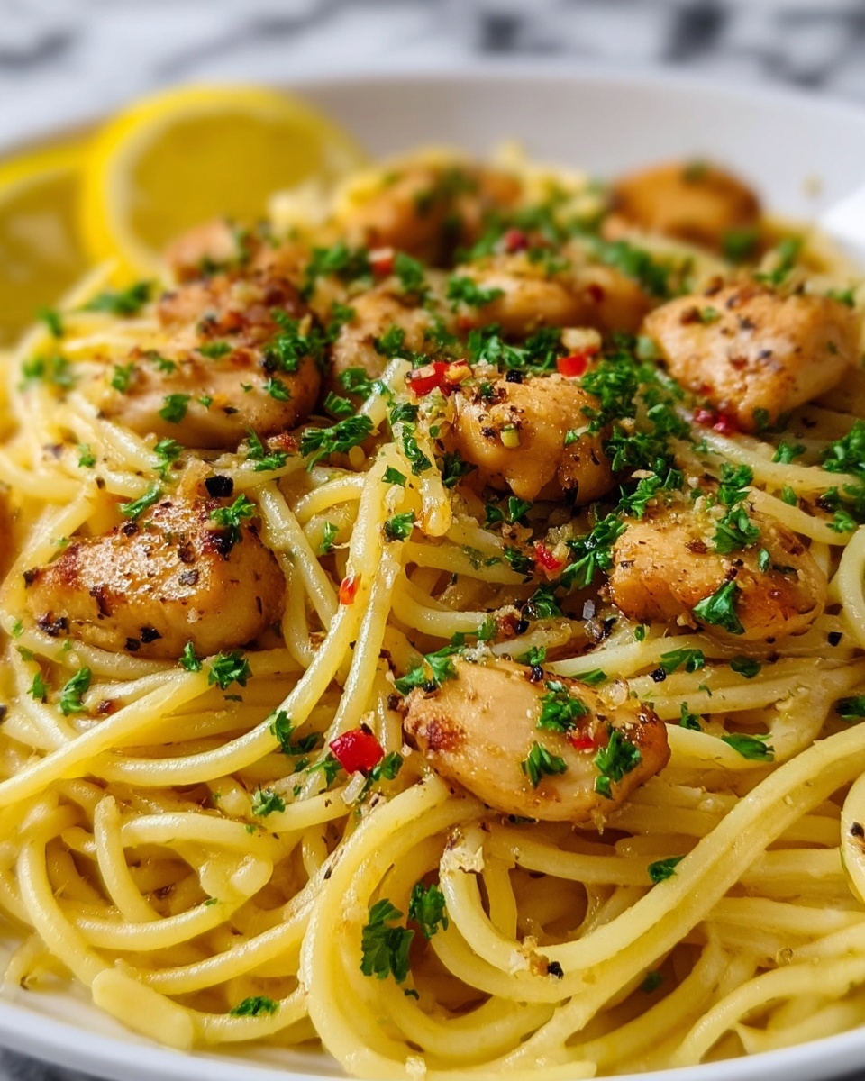 Chicken Scampi Pasta Recipe - Recipe Image