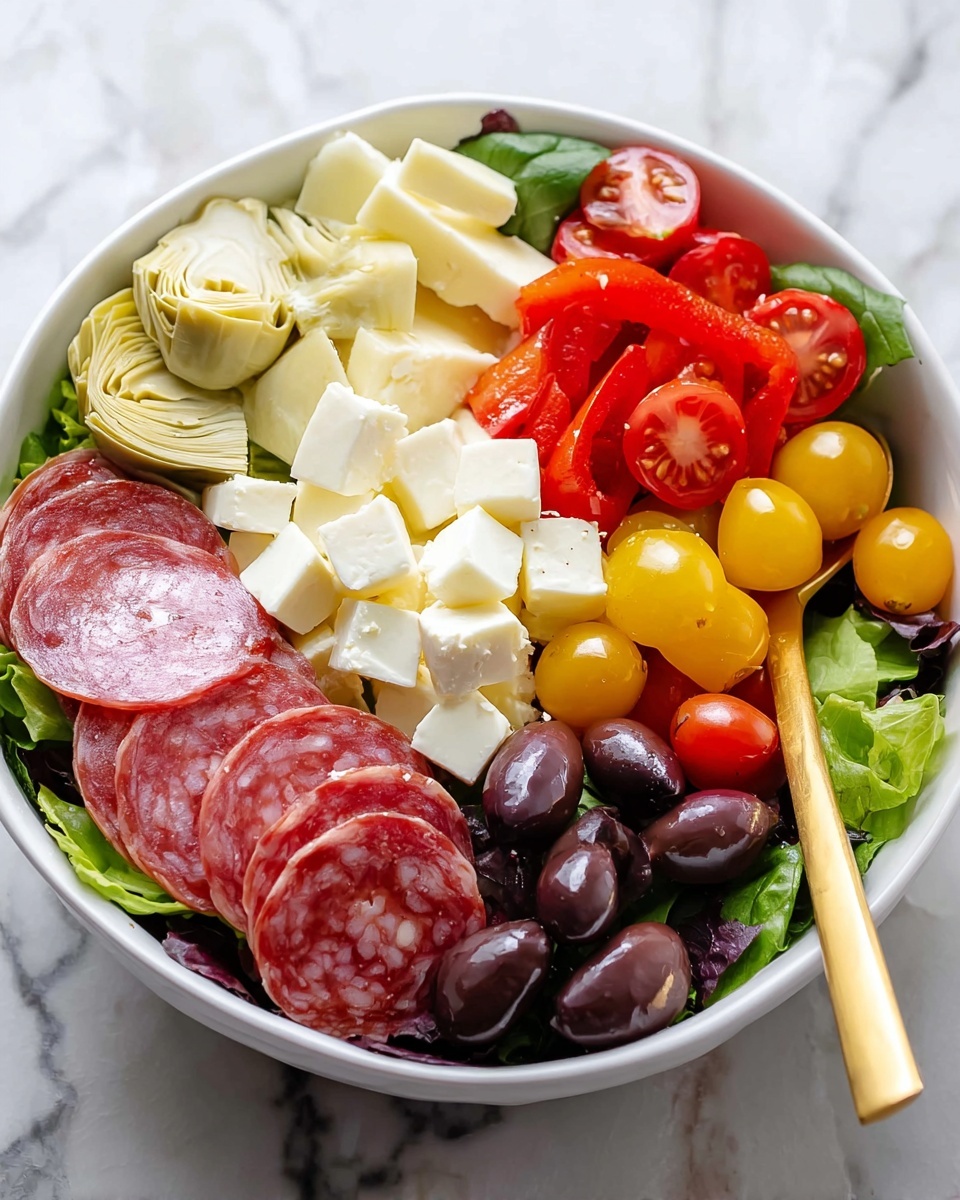 Homemade Antipasto Salad Recipe - Recipe Image