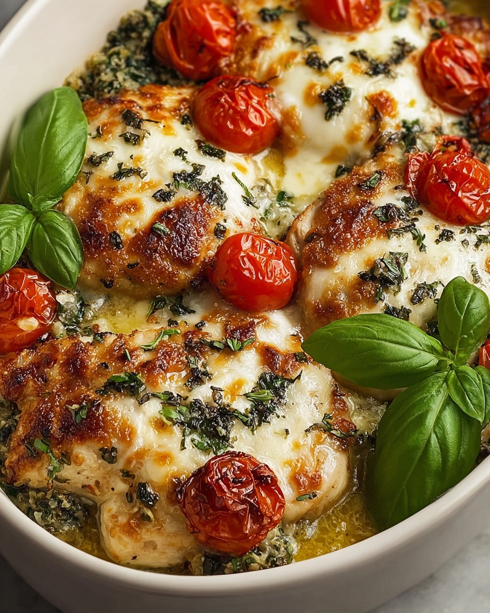 Baked Tuscan Chicken Casserole Recipe - Recipe Image