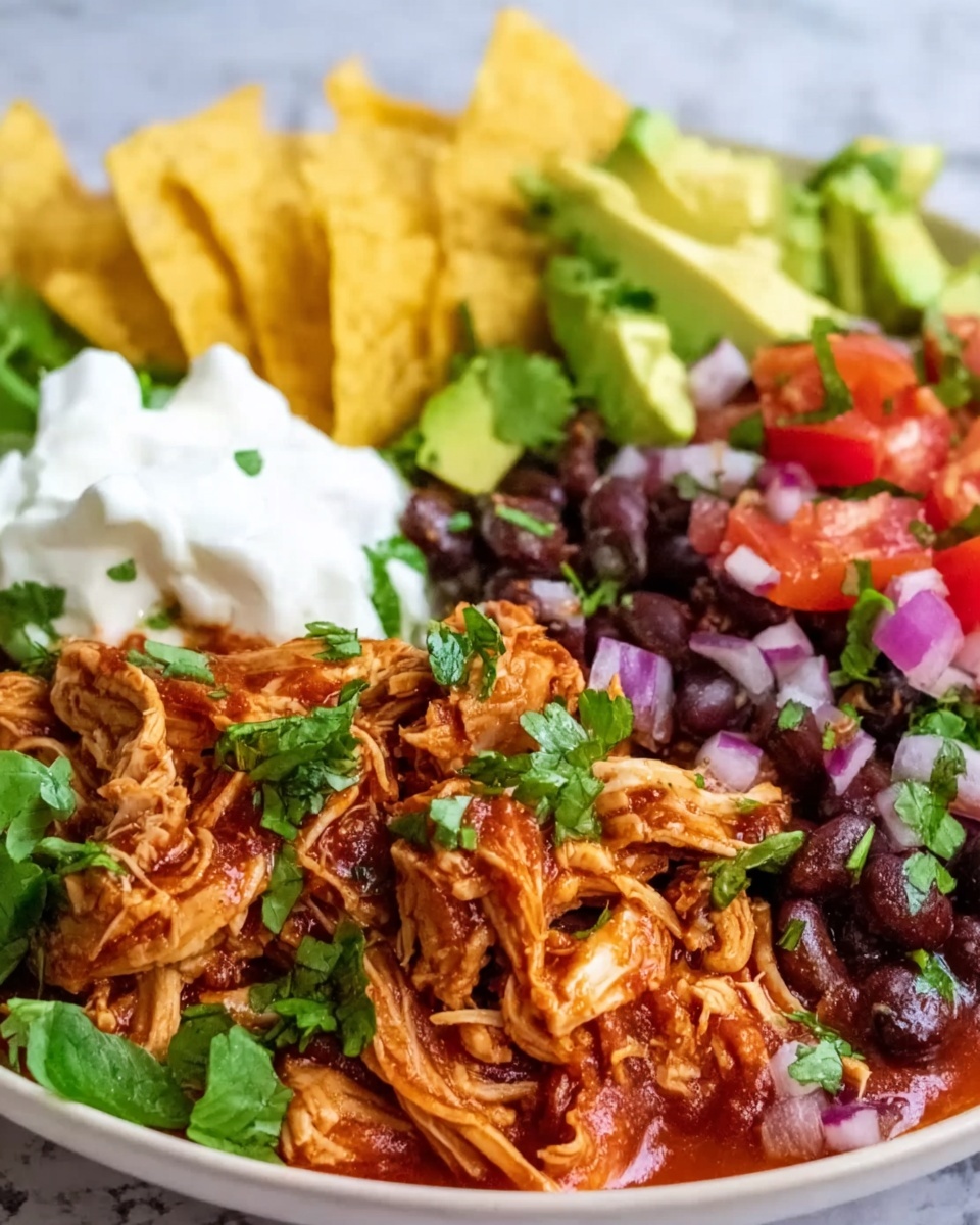 Shredded Chicken Taco Salad Recipe - Recipe Image