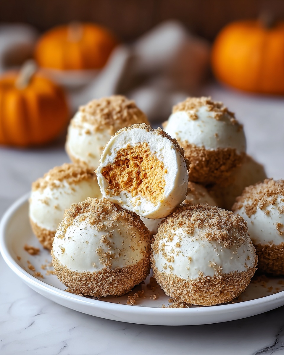 No-Bake Pumpkin Cheesecake Balls Recipe - Recipe Image
