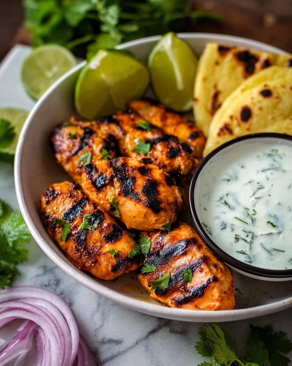 Tandoori Chicken Bowl with Garlic Yoghurt Dip Recipe - Recipe Image