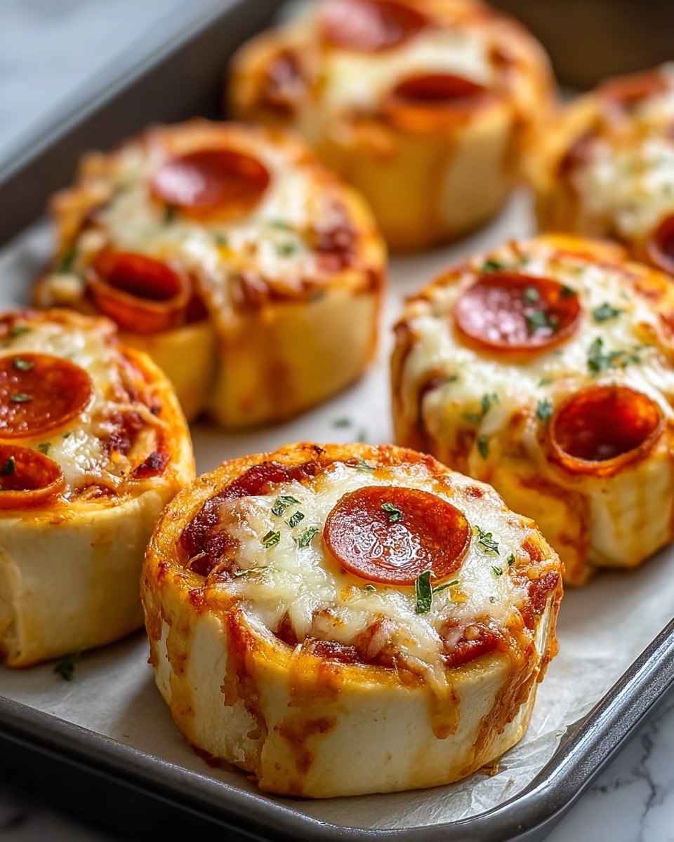 Cheesy Pepperoni Pizza Roll-Ups with Low-Carb Tortillas Recipe - Recipe Image