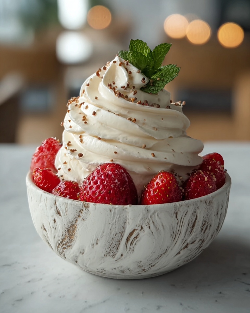 Strawberry Whipped Cream Recipe - Recipe Image
