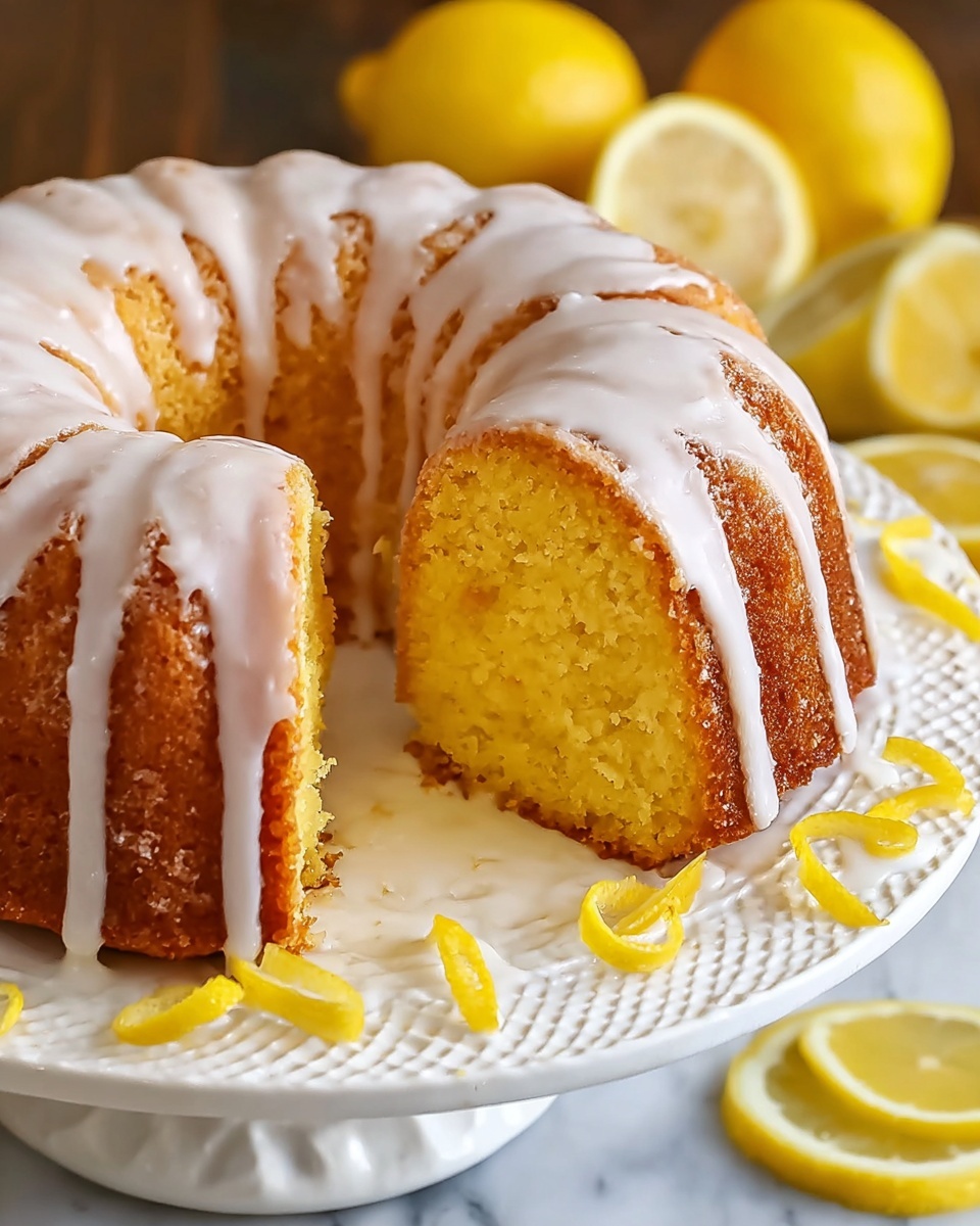 Italian Lemon Pound Cake Recipe - Recipe Image