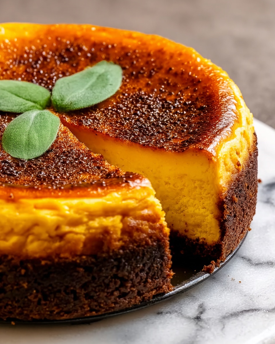 Pumpkin Crème Brûlée Cheesecake Recipe - Recipe Image