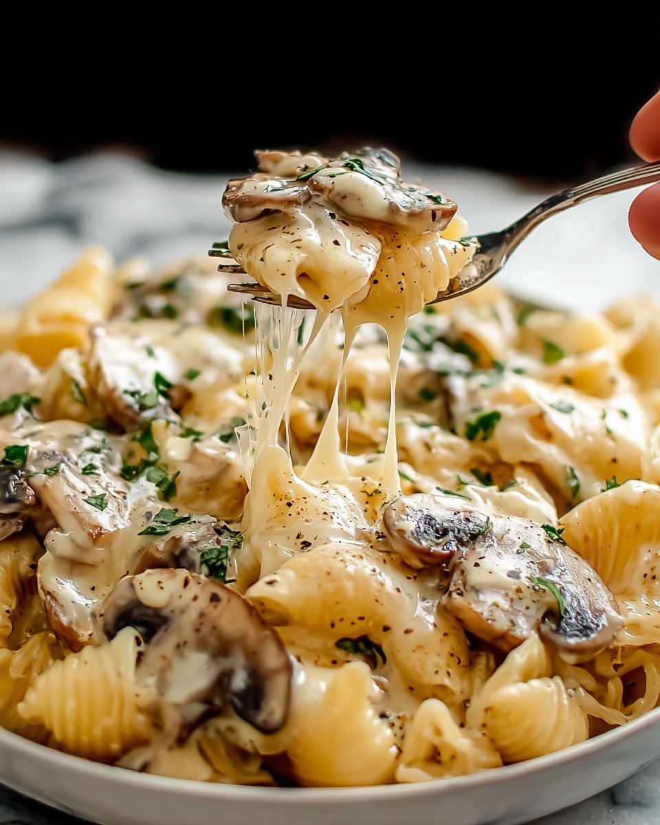 Creamy Chicken and Mushroom Pasta Recipe - Recipe Image