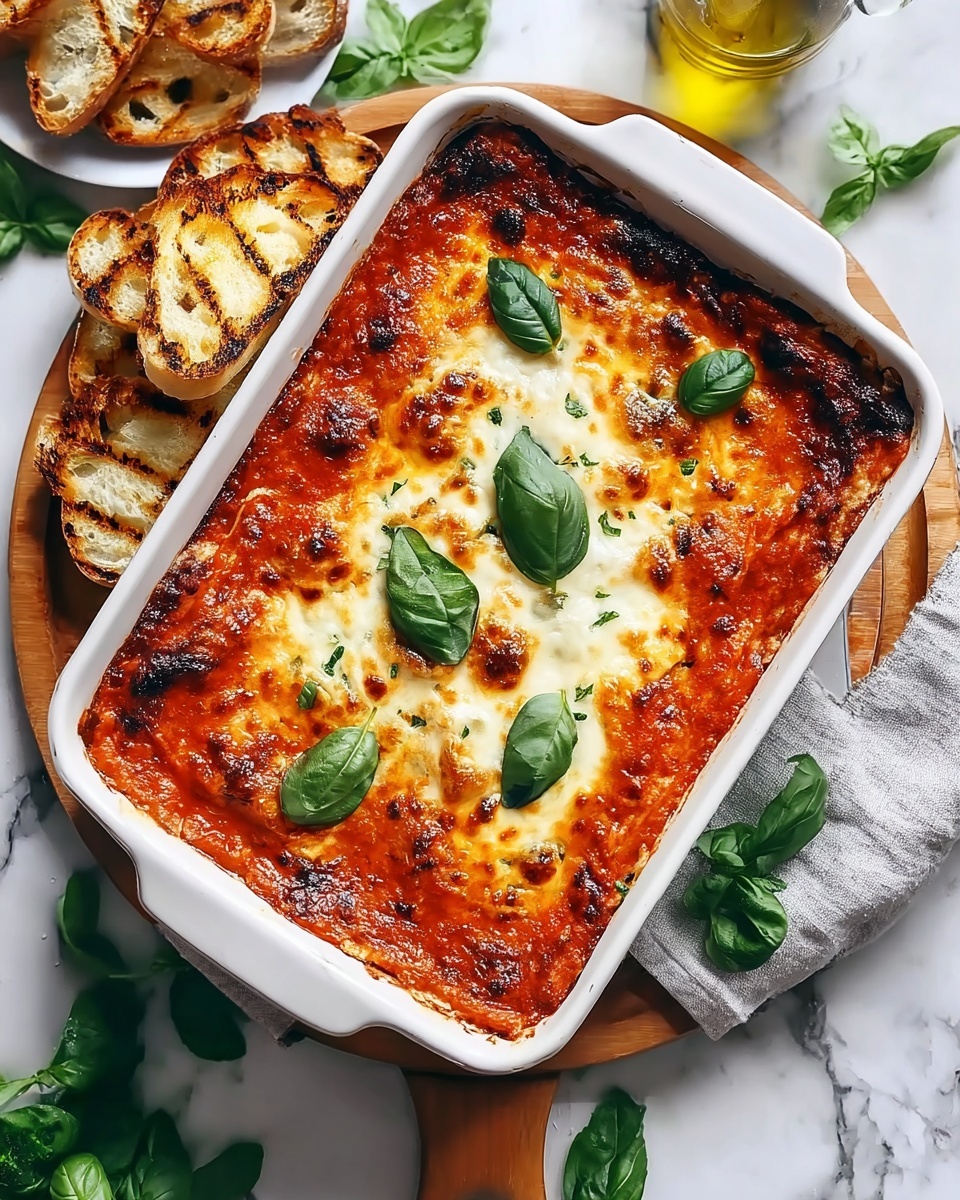 Baked Goat Cheese Bruschetta Dip Recipe - Recipe Image