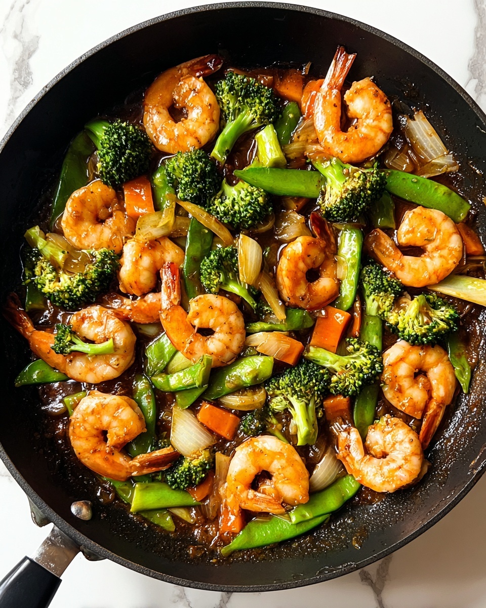 Honey Garlic Shrimp & Zucchini Stir-Fry Recipe - Recipe Image