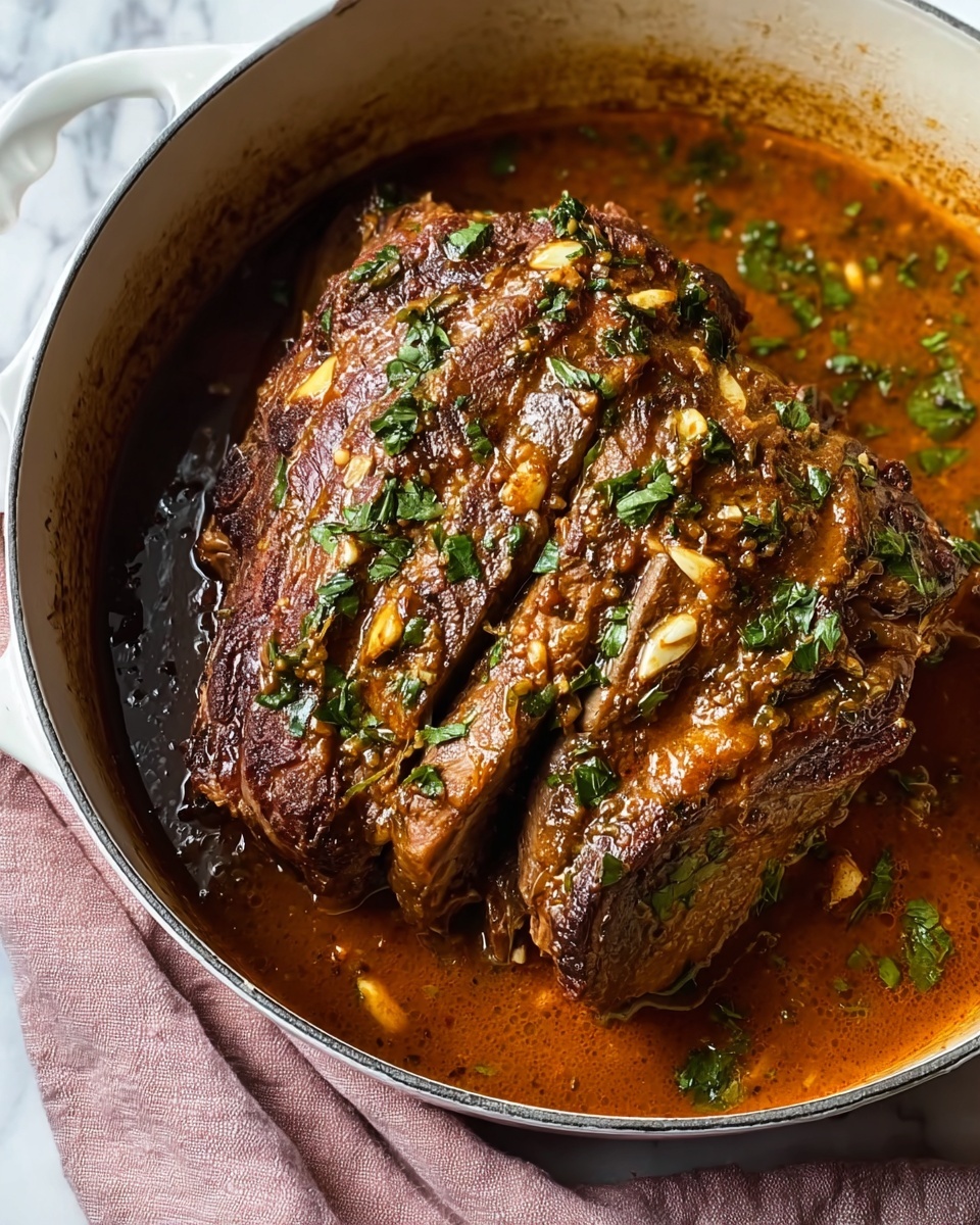 Italian Style Braised Brisket Recipe - Recipe Image