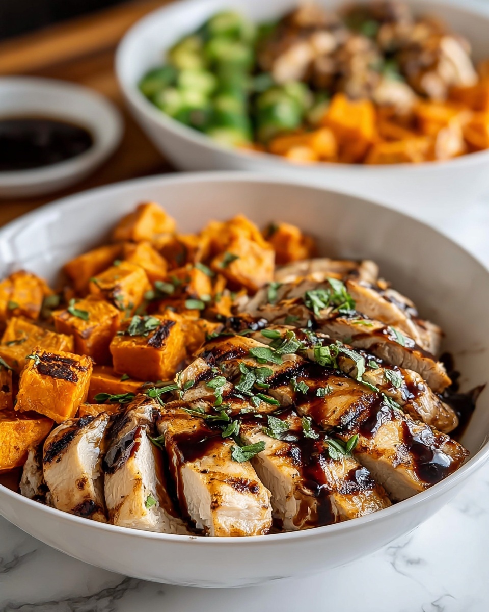 BBQ Chicken Sweet Potato Bowls Recipe - Recipe Image