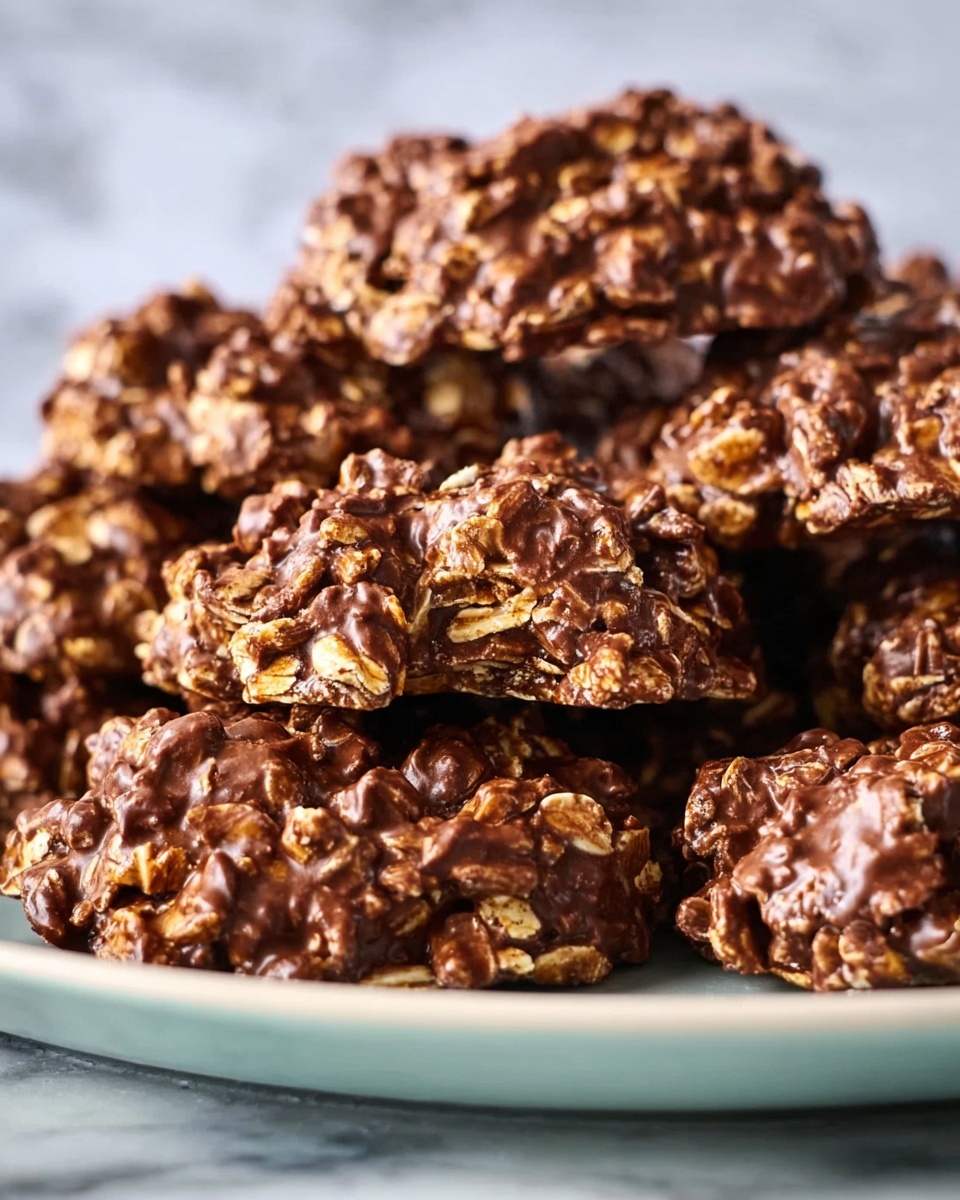 No-Bake Chocolate Coconut Cookies Recipe - Recipe Image