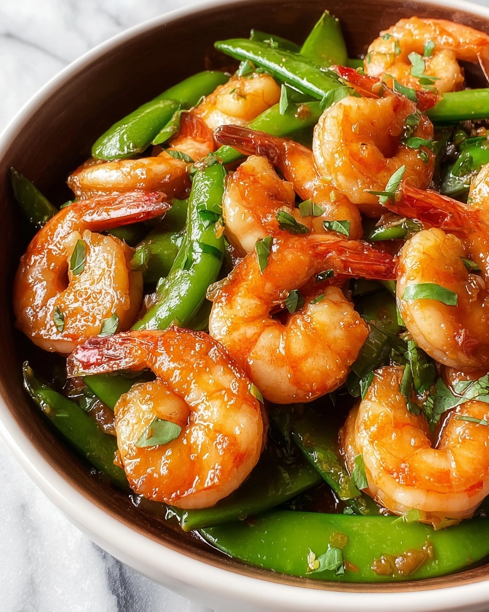Shrimp and Snow Pea Stir-Fry Recipe - Recipe Image
