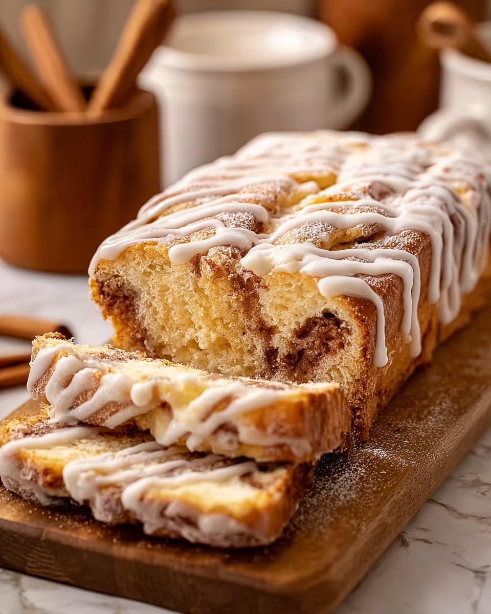 Dollywood Cinnamon Bread with Cinnamon Sugar Glaze Recipe - Recipe Image