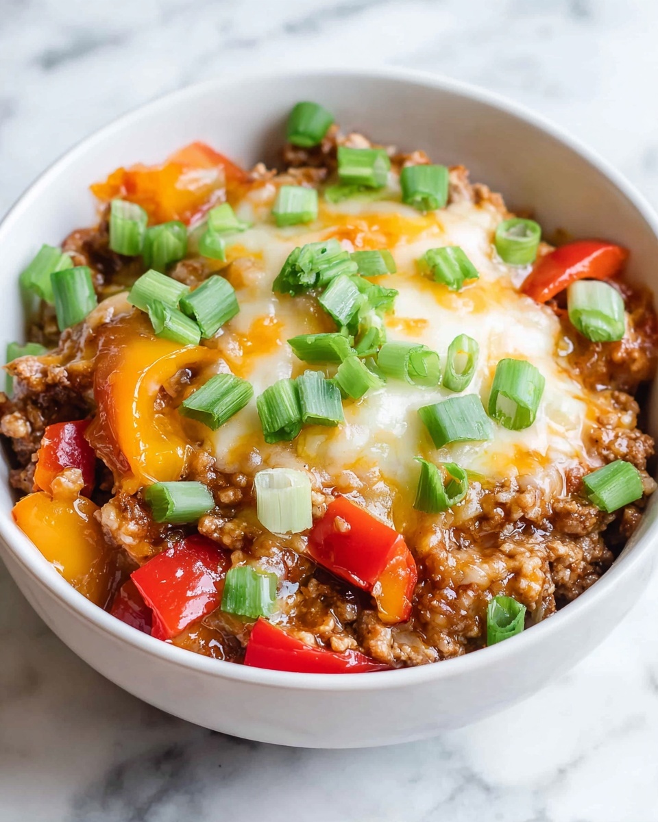 One Pot Wonder Stuffed Pepper Skillet Recipe - Recipe Image