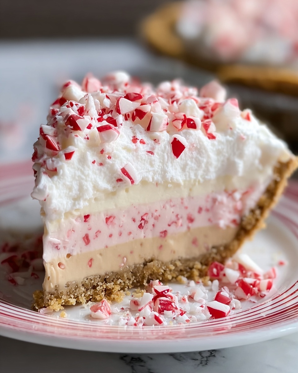 Candy Cane Pie Recipe - Recipe Image