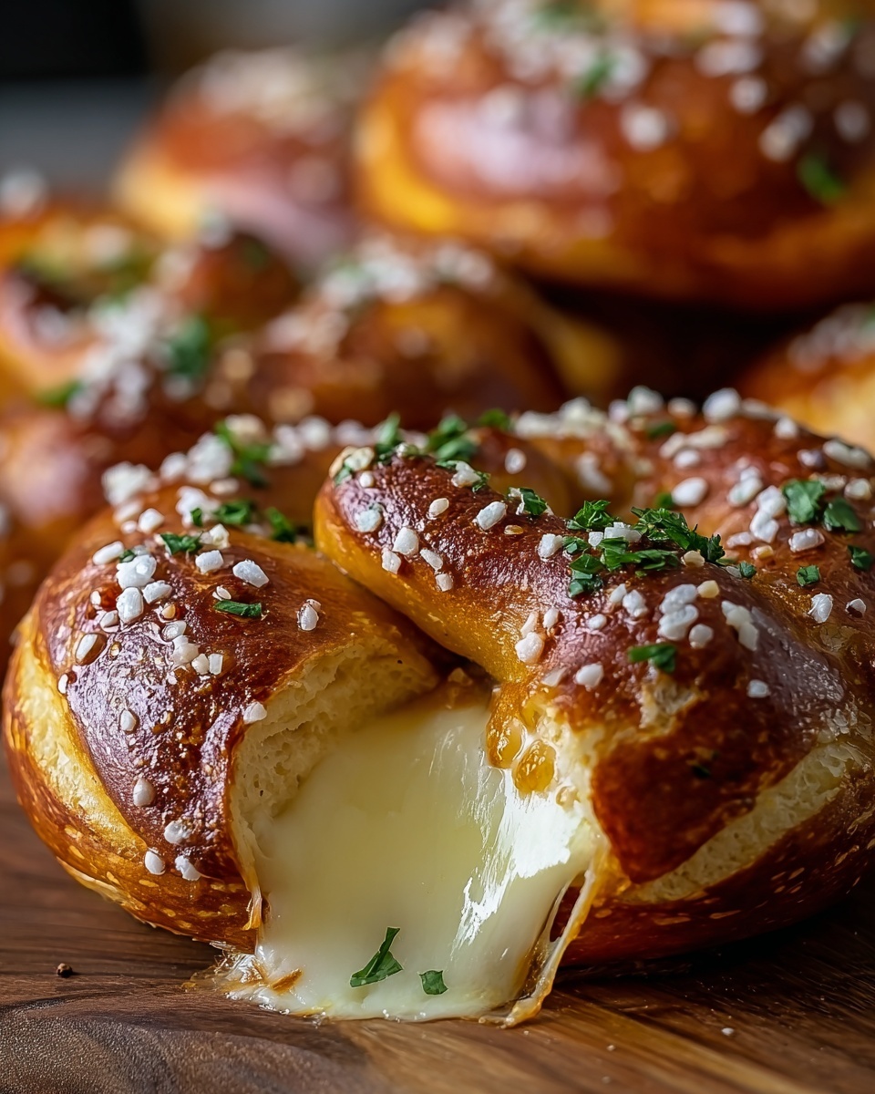 Cheese-Stuffed Pretzels Recipe - Recipe Image