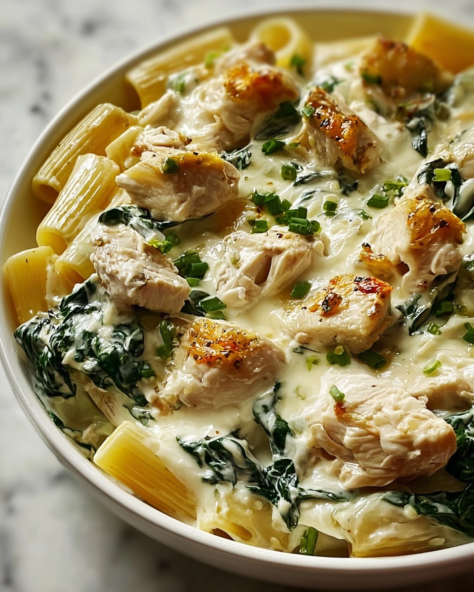 Creamy Chicken and Spinach Casserole Recipe - Recipe Image