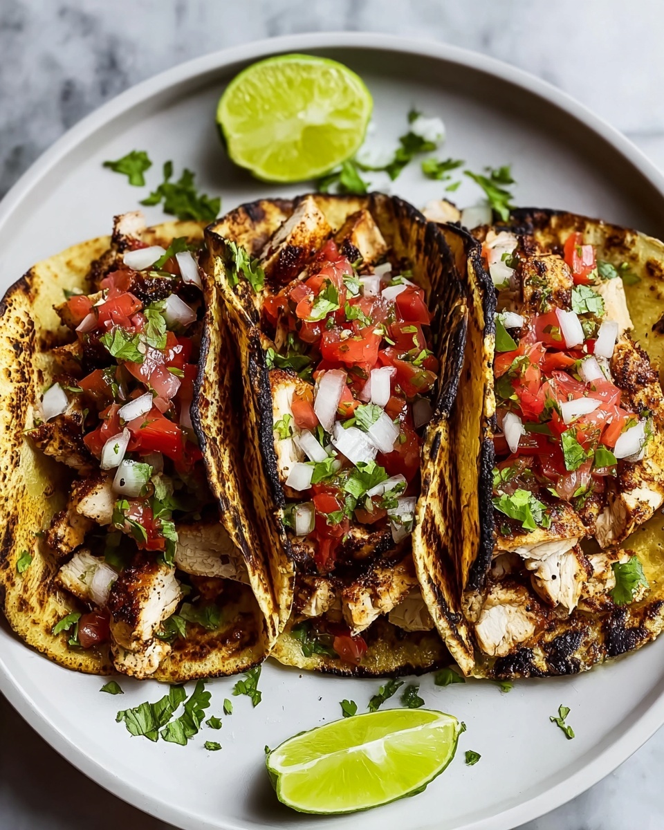 The BEST Grilled Chicken Tacos Recipe - Recipe Image