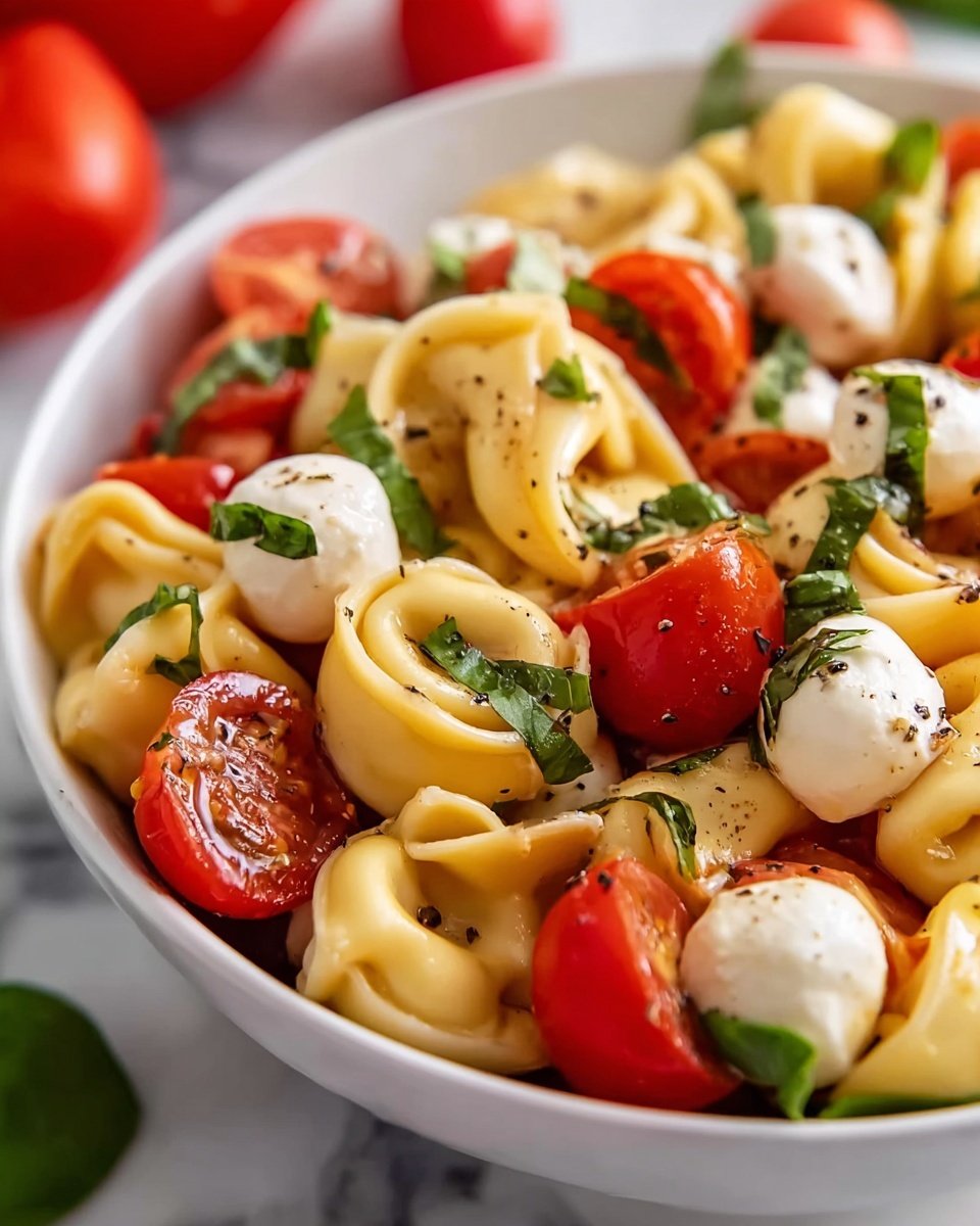 Tortellini Caprese Salad Recipe - Recipe Image