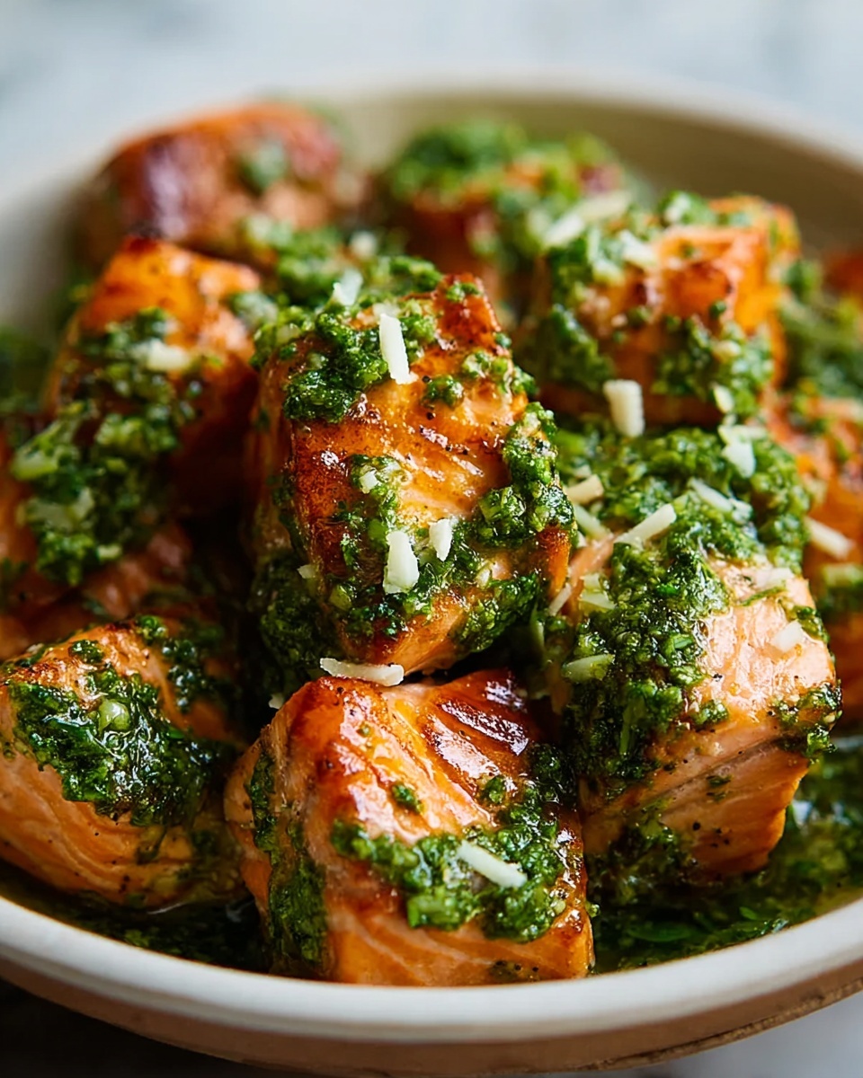 Pesto Salmon Bites Recipe - Recipe Image