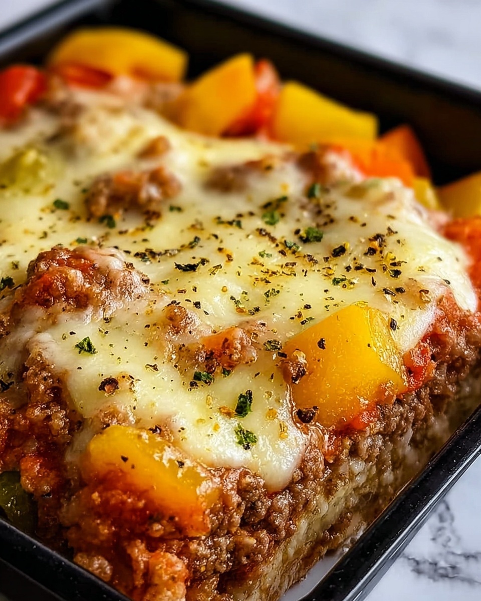 Crockpot Cheesesteak Potato Casserole Recipe - Recipe Image