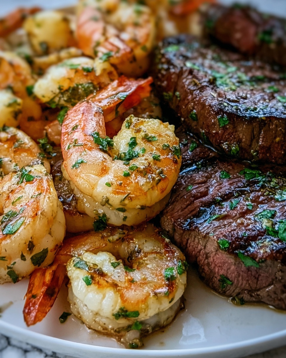 Steak and Shrimp Scampi Recipe - Recipe Image