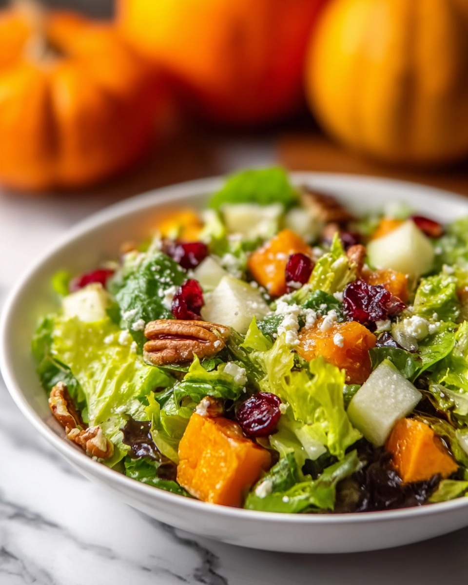 Fall Harvest Salad with Roasted Butternut Squash and Pomegranate Recipe - Recipe Image