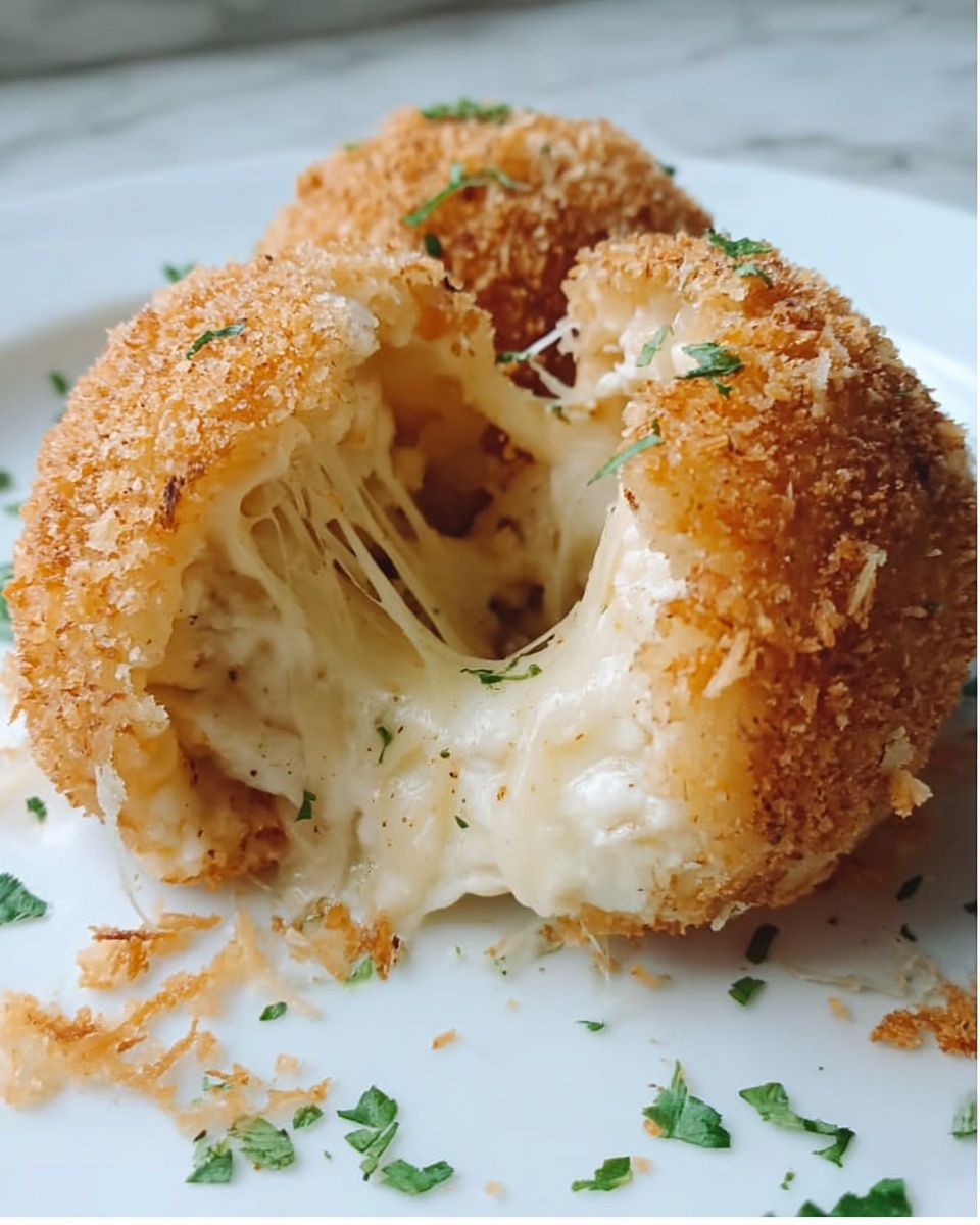 Chicken Pillows with Parmesan Sauce Recipe - Recipe Image