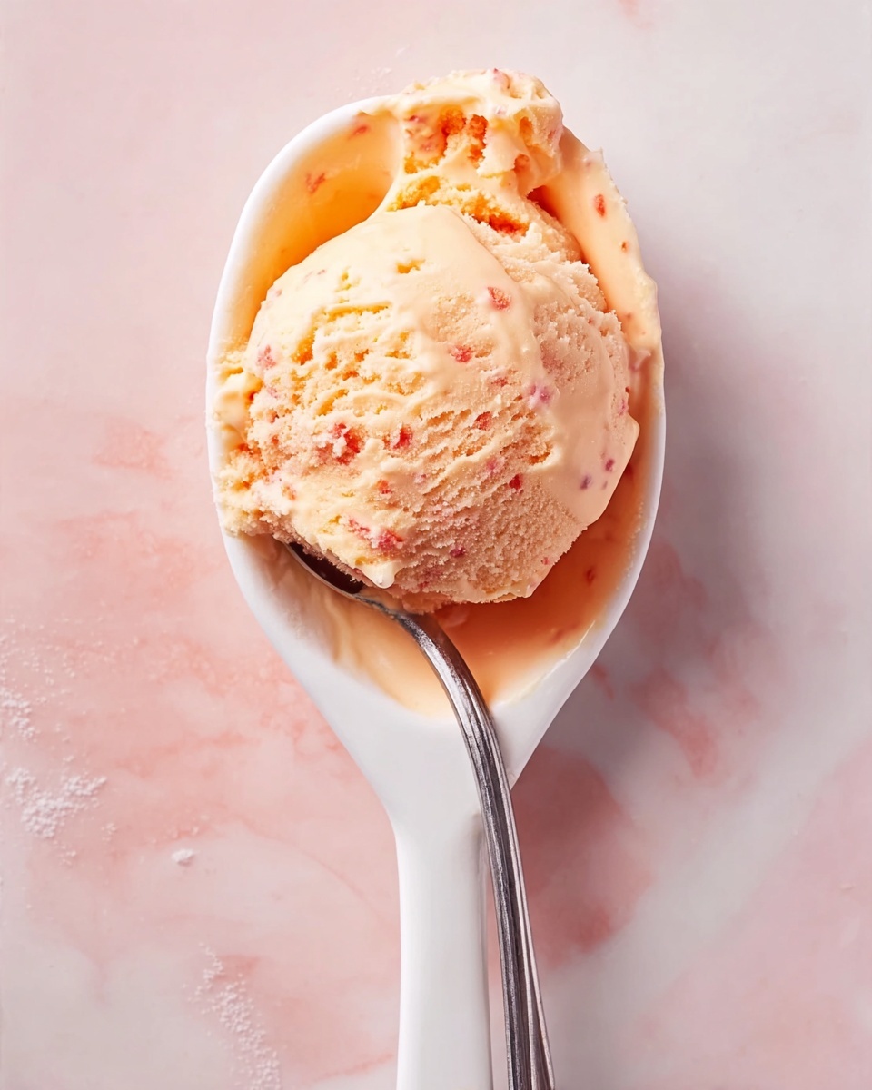 The Best Peach Sorbet Without Ice Cream Maker Recipe - Recipe Image