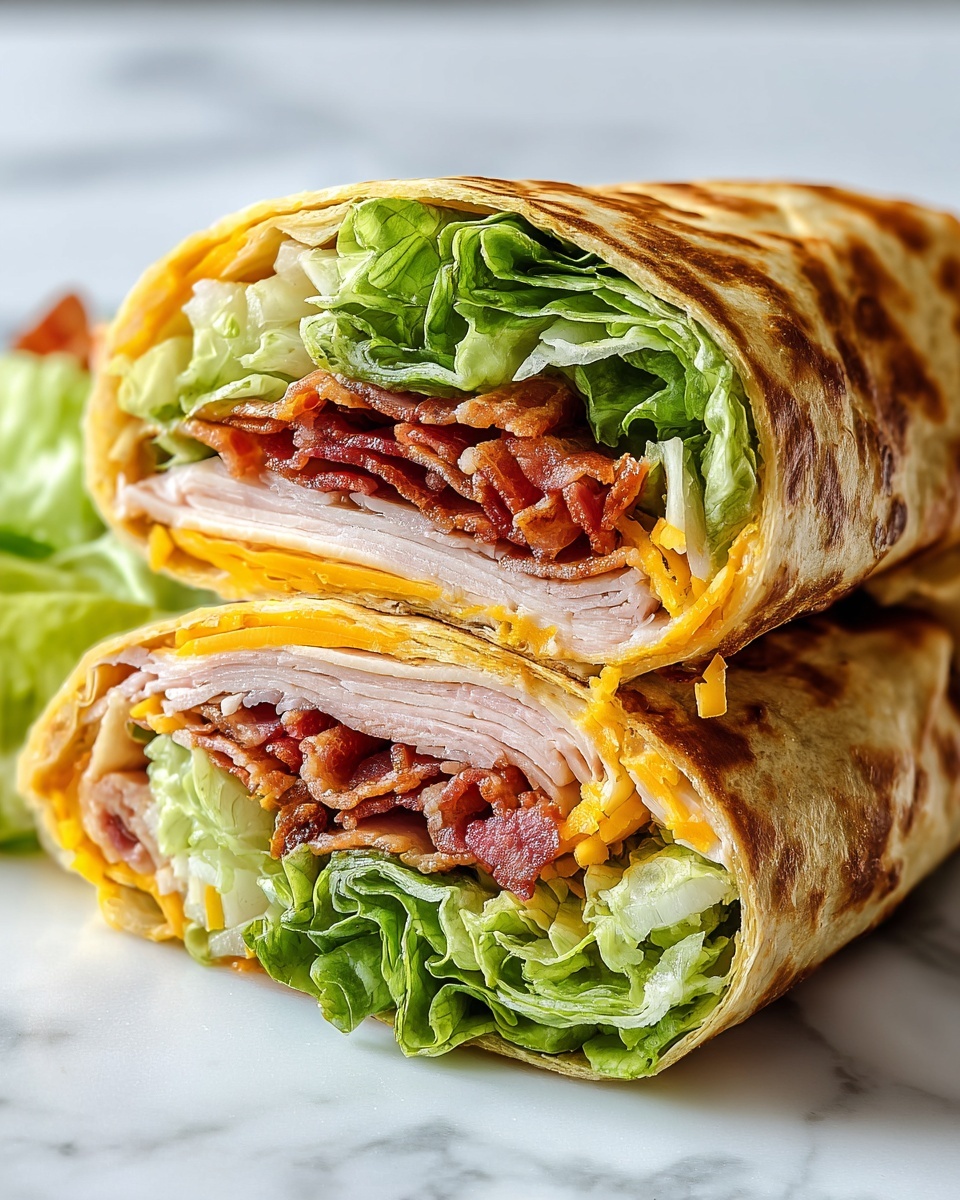 Turkey Ranch Club Wraps Recipe - Recipe Image