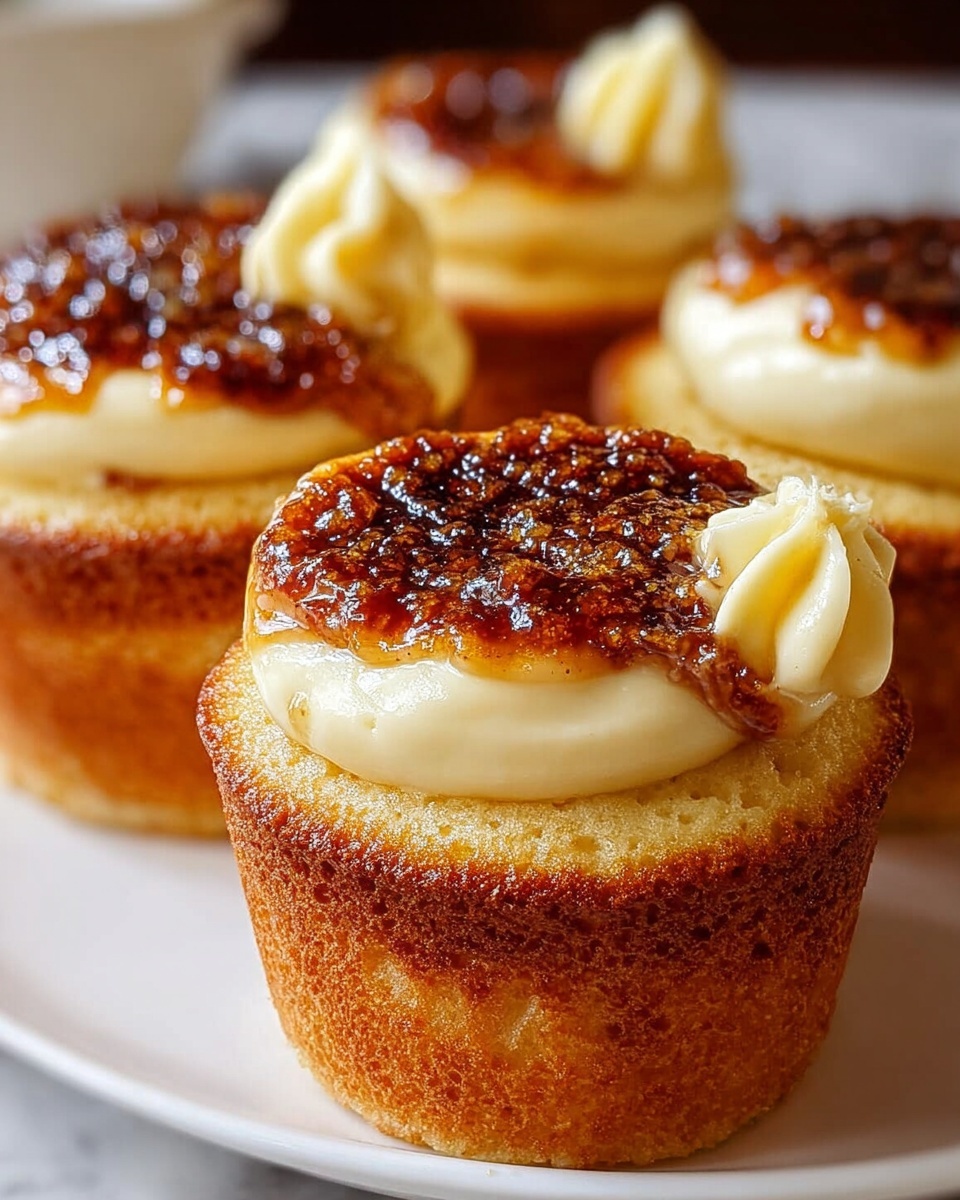 Crème Brûlée Cupcakes Recipe - Recipe Image