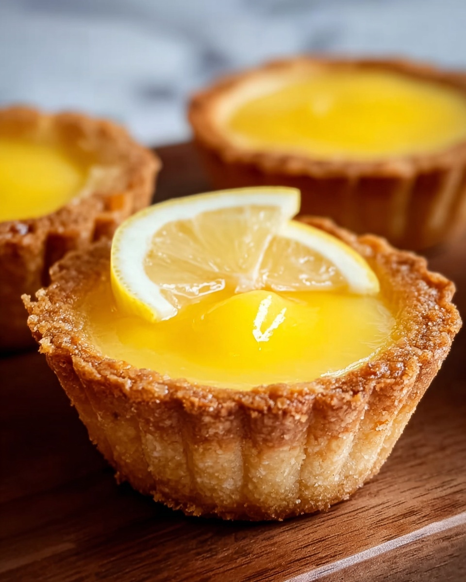 Lemon Curd Tartlets with Fresh Berries and Mint Recipe - Recipe Image